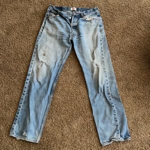 distressed vintage levis